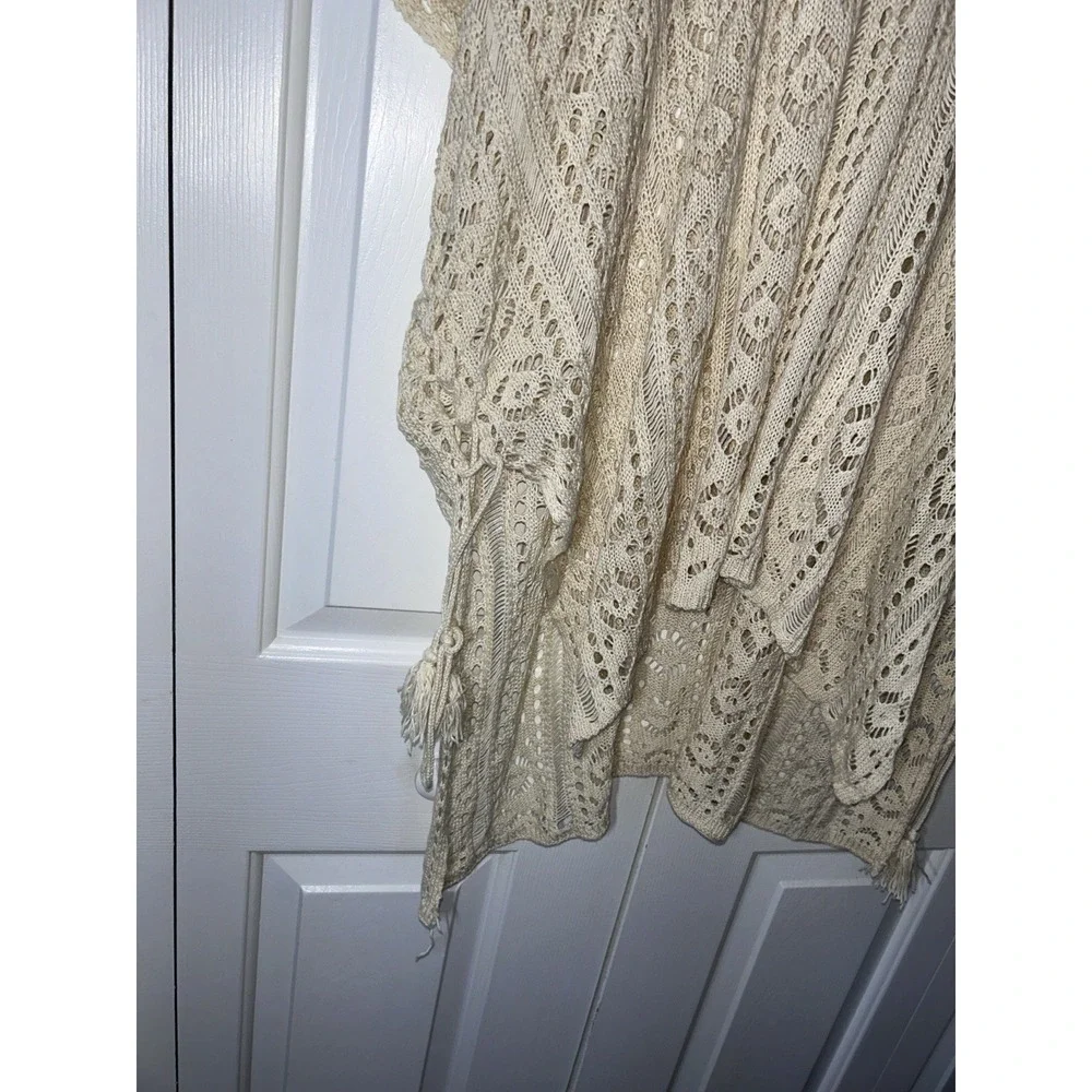 Womens‎ Crochet Cover Up Swim Top One Size Pool Beach Boho Festival